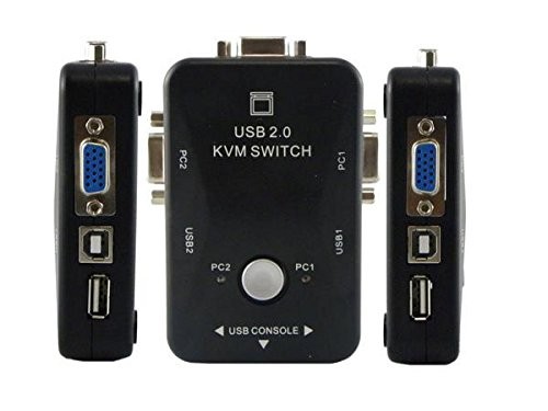 KVM SWITCH 2 PORT USB